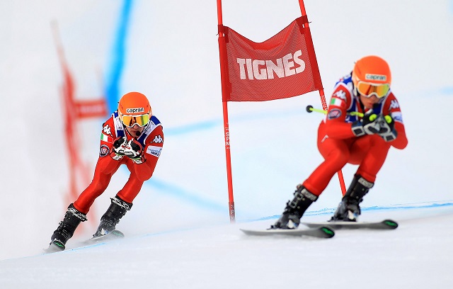 Discesa libera a Tignes (Fra)