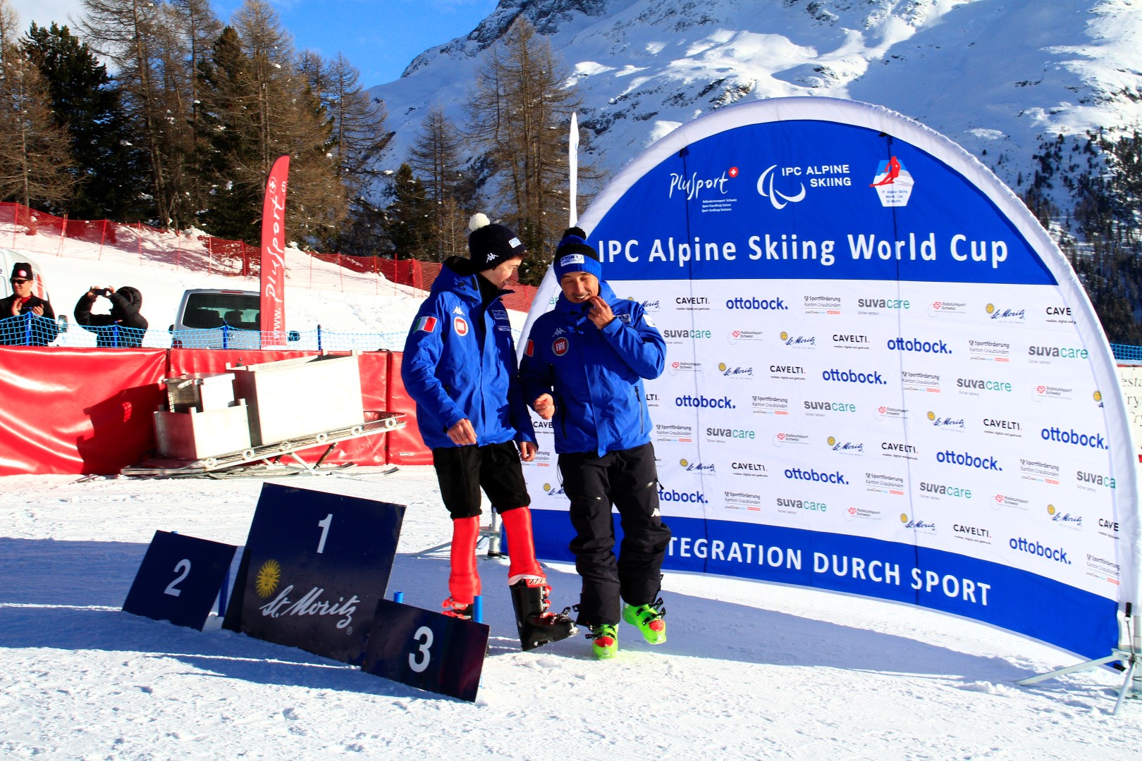 Giacomo e Achille sul podio di Coppa del Mondo